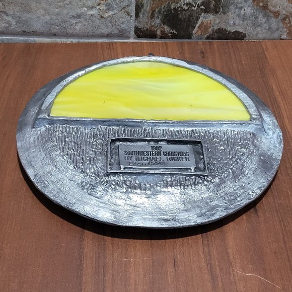 Vintage Pewter Plate Michael Ricker Southwestern Christmas 1982 - Picture 7 of 13